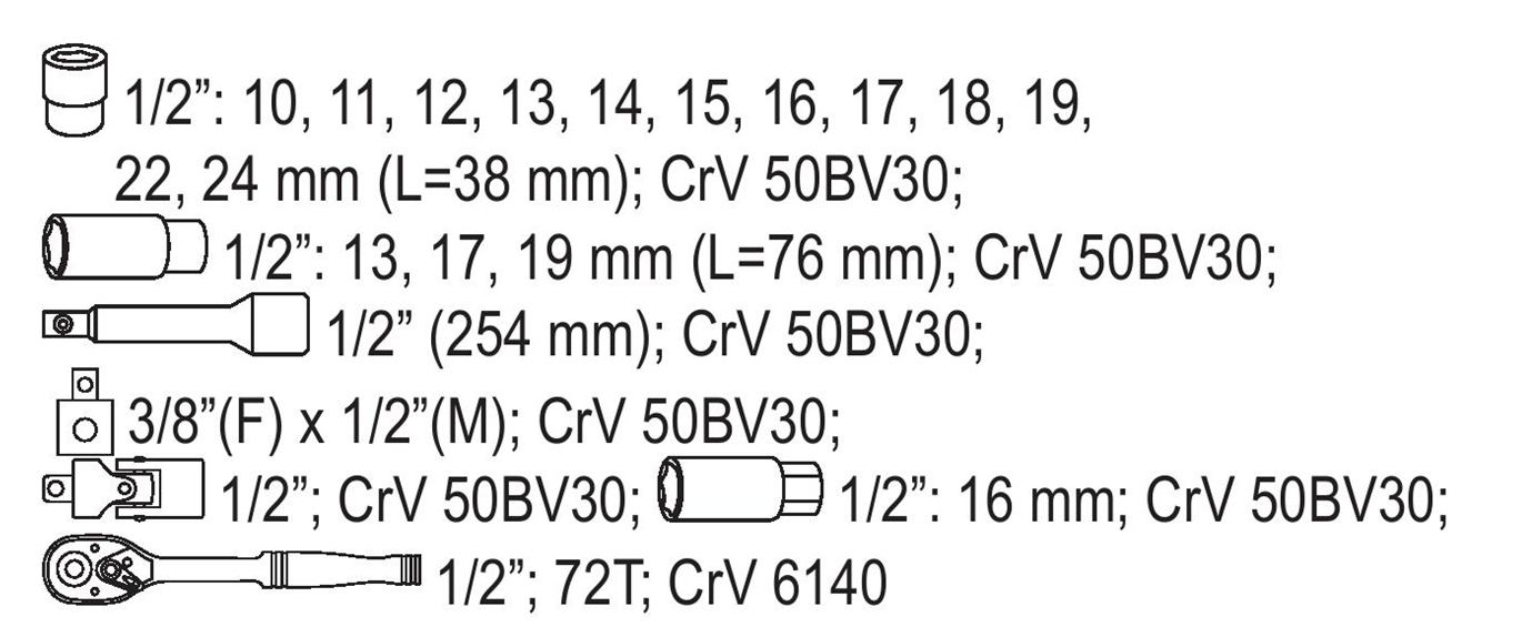 Doppenset yt-3869-1